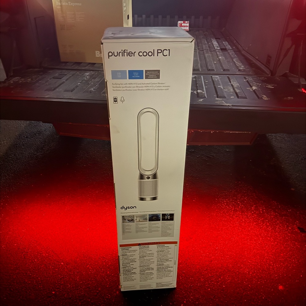 Dyson Purifier Cool PC1 in Silver and White